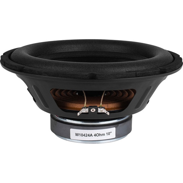 Main product image for W10424A/C 10" Paper Cone Subwoofer Driver 4 Ohm 299-628